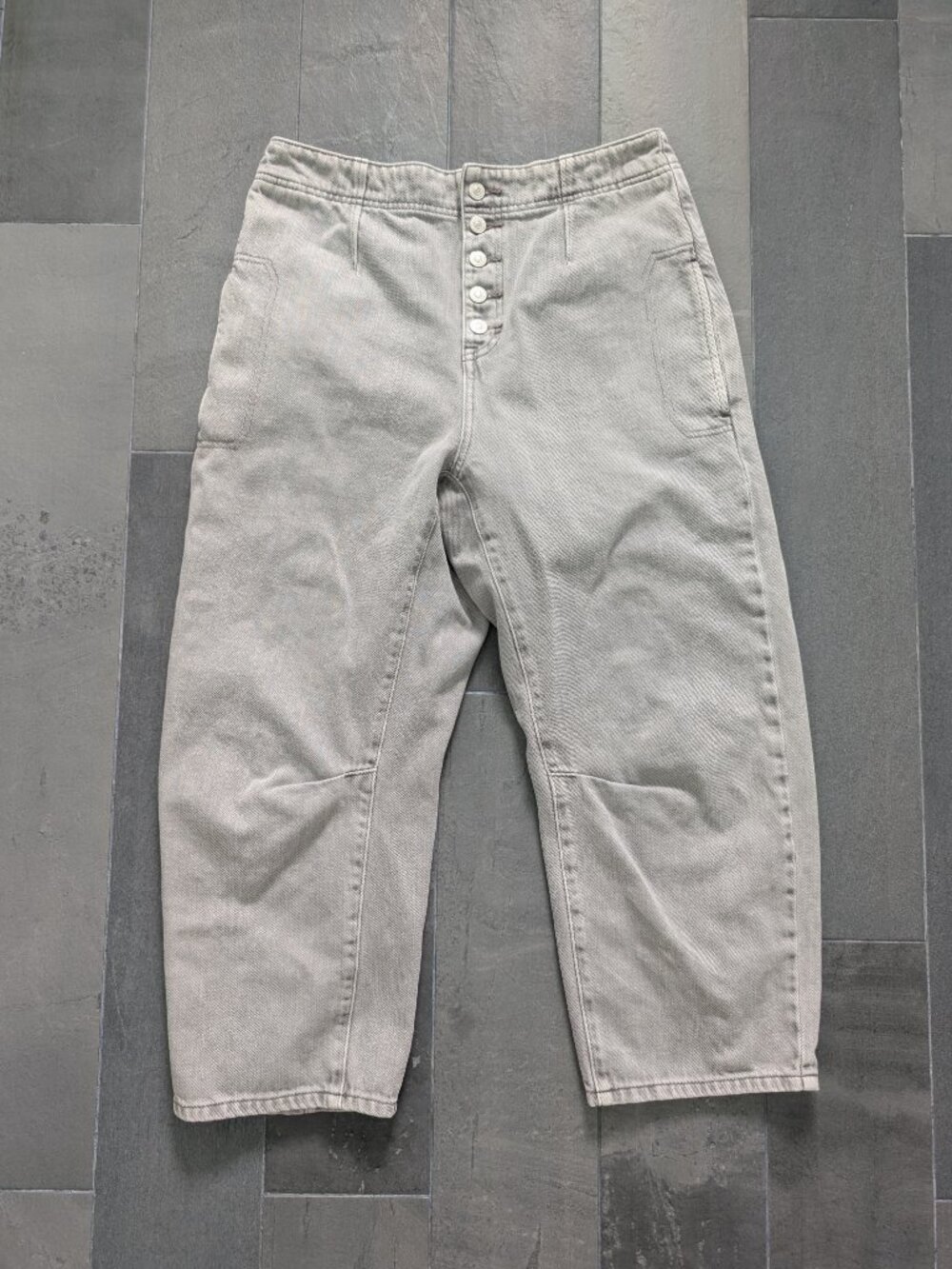 Free People Osaka barrel leg jeans - 29 - gray - Picture 3 of 10